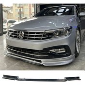 Resim Volkswagen Passat B8.5 Ön Ek Karlık Mat Siyah Plastik Makyajlı Kasa 2019 2020 2021 2022 
