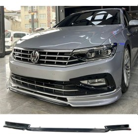 Resim Volkswagen Passat B8.5 Ön Ek Karlık Mat Siyah Plastik Makyajlı Kasa 2019 2020 2021 2022 