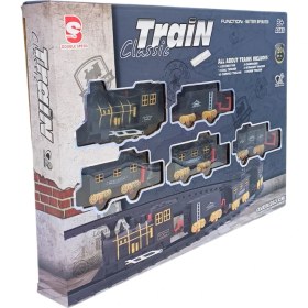 Resim Seher Oyuncak Pilli Raylı Işıklı Tren 285CM SHR-8501C 