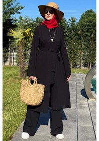 Resim Rabia Şamlı Yaren Üçlü Takım Siyah Çok Renkli 