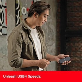 Resim SanDisk 2TB Extreme PRO USB4 özellikli Taşınabilir SSD, 3800 MB/s'ye Kadar Okuma ve 3700MB/s Yazma, USB-C, USB 3.2, Geriye Dönük Uyumlu, IP65 Su ve Toz Direnci - SDSSDE82-2T00-G25 
