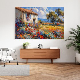 Resim Doğaya Açılan Ev - 100x70 