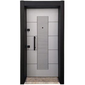 Resim Tez11593b Statik Kasalı Düz Model Ekonomik Daire Kapısı 