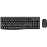 Resim Logıtech MK295 Q Tr Siyah Kablosuz Klavye+Mouse Set 