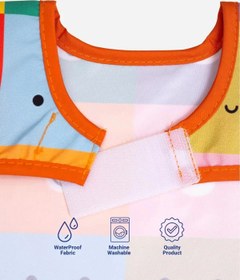 Resim ANP MODA TASARIM Colour Bear's Sıvı Geçirmez Kolsuz Mama Önlüğü | Aktivite Önlüğü 6-24 Ay 