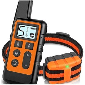 Resim Zilinn Elektrikli Köpek Eğitim Tasması, 500m, Su Geçirmez, Evcil Hayvanlar İçin Uzaktan Kumanda, Şarj Edilebilir, Titreşimli Ve Şok Sesli 