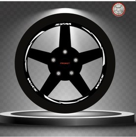 Resim Sym Rekleftif Beyaz 3 Parçalı Jant Şeridi 