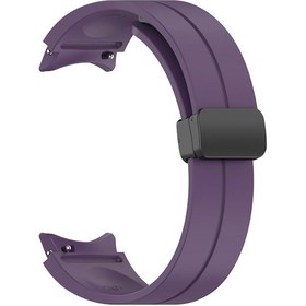 Resim Ensueno Galaxy Watch 5 40mm Uyumlu Krd-84 Uyumlu Kordon-mor 