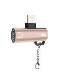 Resim Ally Lightning to Dual Lightning Dönüştürücü Adaptör Altın 