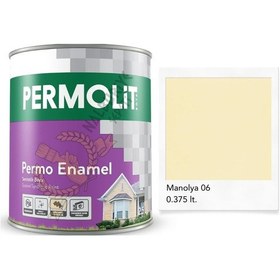 Resim Permolit Enamel Sentetik Yağlı Boya Manolya 0.375 Lt. 350 ML 
