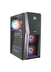 Resim Quantum Gaming Muerta 650w 4 Rgb Fanlı Koyu Gri Gaming Kasa 