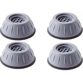 Resim Genel Markalar 4'lü Çamaşır Makinesi Stoperi Gürültü - Titreşim - Beyaz Eşya - Mobilya Kayma Önleyici Ayak 