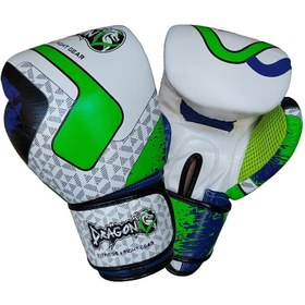 Resim DragonDo 30278-L Cool Lime Hakiki Deri Boks, Kick Boks Eldiveni 