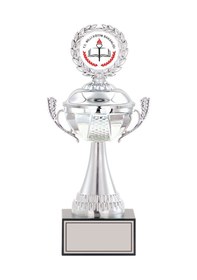 Resim Odak Kupa - Small Kupalar - S-068 A - 31 Cm Altın - Beyaz 