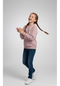 Resim Kız Çocuk Sweat Cıc-4201-006 Gül Kurusu 