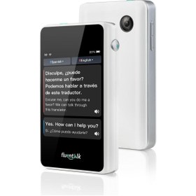 Resim Fluentalk T1 Mini Dil Tercüme Cihazı Beyaz 