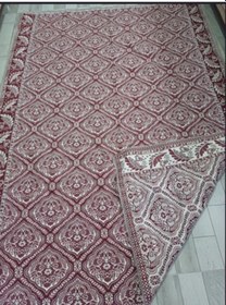 Resim Savan Dokuma Halı Örtüsü 4m² 170 240 Kale Bordo4 Bordo 