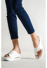 Resim Tools Balon Taban Beyaz Kadın Terlik Çok Renkli 