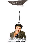 Resim Genel Markalar Olmadı Bir Sigara Yakar Komik Tasarımlı 20'li Oto Kokusu ve Oto Aksesuarı 