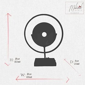 Resim Zarif Mermer ve Altın Dekoratif Heykel, Yusufçuk Detaylı–Modern Ev Dekoru - Mükemel orijinal tasarım 