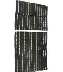 Resim Space Oto Kilim Minder Siyah-beyaz-lacivert Desenli 2 Adet Takım 