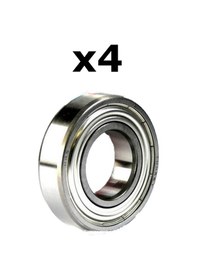Resim ORS 6202 Zz Tek Sıralı Sabit Bilyalı Rulman 4'lü 15X35X11 Mm 