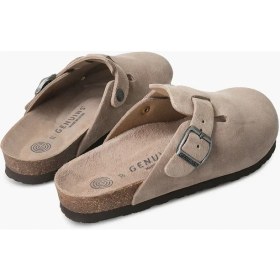 Resim Erkek Terlik Rıva 105495 Genuins Velour Taupe 