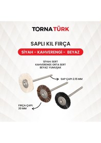 Resim Zımpara Saplı Kıl Fırça Fırça & Yüzey İşleme Metalik 