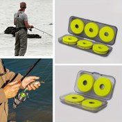 Resim 4 adet/6 adet 6cm Köpük Makara Kutusu ABS Anti-düşme ve Basınç Dayanıklı Makara Kutusu, Dış Mekan Balıkçılığı için Uygun Taşınabilir Makara Kutusu 