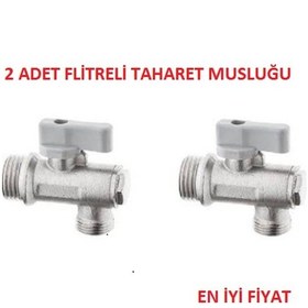 Resim 2 Adet Flitreli Taharet Musluğu Gri 