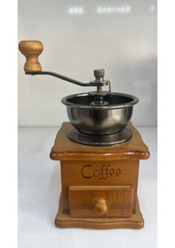 Resim Kahve Değirmenive Moka Pot 6 Lık 2 Li Set Siyah 