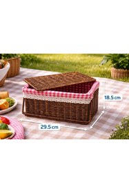 Resim Atölye Artı 1 Piknik Sepeti / Rattan Piknik Sepet 