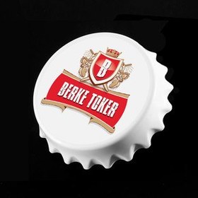 Resim Arkadaşa Hediye İsimli Şişe Açacağı 
