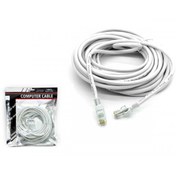 Resim Platoon Pl-6108 10 Metre Ethernet Patch Cat6 Poşetli Kablo 