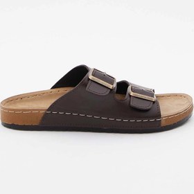 Resim PAULMARK Erkek Çift Tokalı Ev Terliği – Ayarlanabilir ve Konforlu Şık Tasarım 