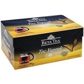 Resim Beta Tea Taç Yaprak Siyah Demlik Poşet Çay 100 x 3.2 G 