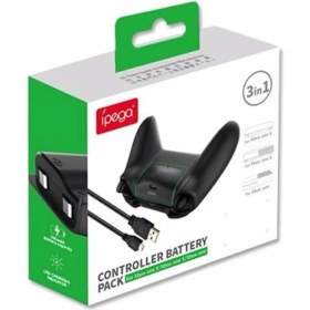 Resim EC Shop Ipega Xbox One/ S/ X/ Elite Kol Oyun Kumandası Için Şarj Edilebilir Pil ve USB Şarj Kablosu 3in1 