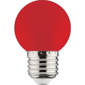 Resim 10'Lu Paket Global 1W E27 Kırmızı Led Gece Lambası 