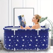 Resim One Piece, Katlanabilir Yetişkin Küvet, Kurulumu Kolay Taşınabilir Spa Küveti. 