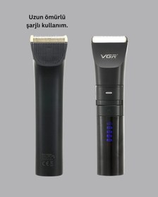 Resim Erkek Saç Ve Sakal Kesme Makinesi Su Geçirmez, Sessiz Motorlu - Lisinya 