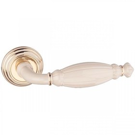 Resim Ventus 5003.Cl.Igp Kapı Kolu Yale Tipi Beyaz - Altın Metal 