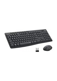 Resim Logıtech Mk295 Q Tr Siyah Kablosuz Klavye+mouse Set 