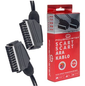 Resim SCART SCART KABLO STANDART 1.2 METRE 7 MM POŞETLİ ELEKTROMER 