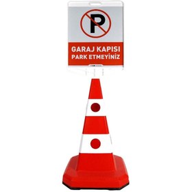 Resim İleri Trafik Garaj Kapısı Park Etmeyiniz Ultra Kedi Gözlü Trafik Koni Seti Trafik Dubası 