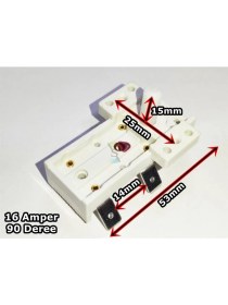 Resim Yağlı Radyatör ve Quartz Soba termostatı Orjinal 90 Derece 16A 