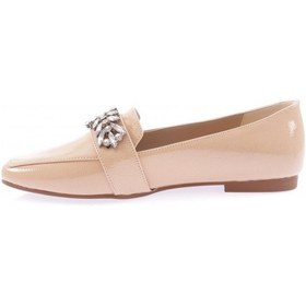 Resim Dgn 50085-23y Kadin Kristal Taşli Tokali Babet 5008-1423-R10888 Ten Rengi 