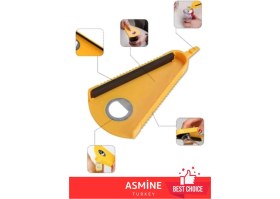 Resim Çok Fonksiyonlu Pratik V Şekilli Kavanoz ve Şişe Kapak Açacağı, Turuncu 