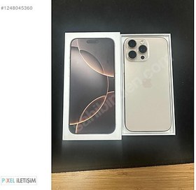 Resim Apple iPhone 16 Pro Max İkinci El YD | 256 GB | Çöl Titanyum 