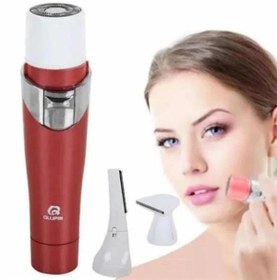 Resim shopwave 3 Başlıklı Yüz Kaş Epilasyon Aleti Değiştirilebilir Başlık Hassas Cilt Uygun 