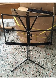 Resim Telli Katlanır Portatif Kılıflı Nota Sehpası 